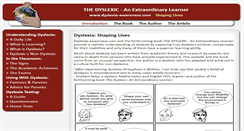 Desktop Screenshot of dyslexia-awareness.com