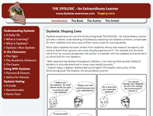 Tablet Screenshot of dyslexia-awareness.com
